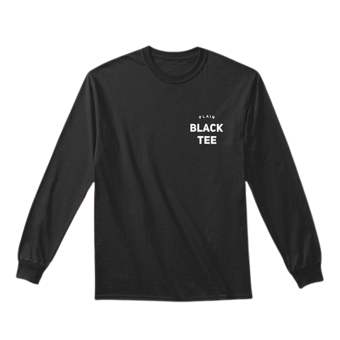 Plain Black Tee Premium Streetwear SALE