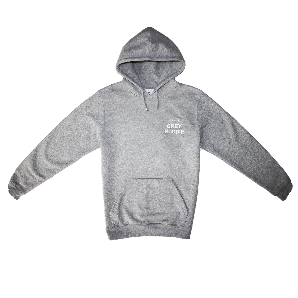 Plain grey hoodie sales