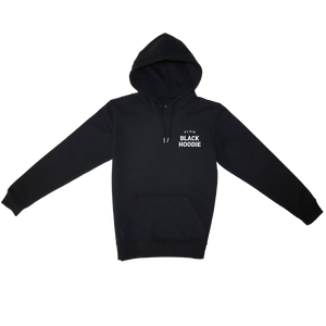 plain black hoodie, plain apparel, black hoodie, streetwear, plain apparel, the plain shop, unisex hoodie, organic cotton, recycled polyester