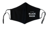 plain black mask, plain apparel, black mask, streetwear, plain apparel, the plain shop, it is what it is, reusable mask