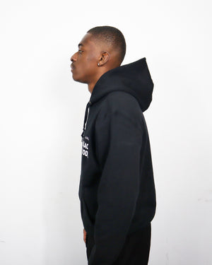 Plain Black Hoodie Premium Streetwear SALE The Plain Shop