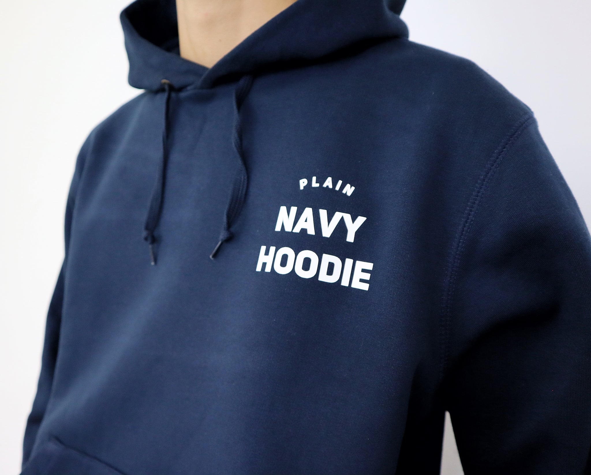 plain navy hoodie, plain apparel, navy hoodie, streetwear, plain apparel, the plain shop, it is what it is, unisex hoodie