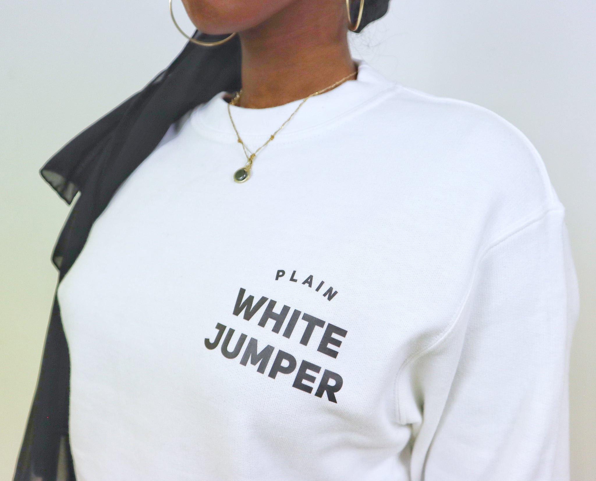 Big hot sale white jumper