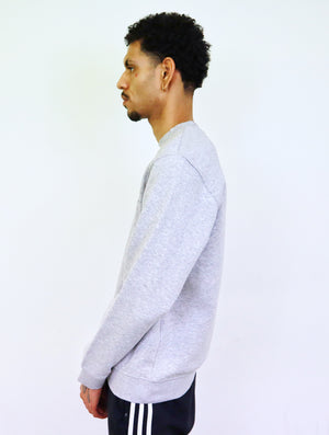 plain grey jumper, plain apparel, grey jumper, streetwear, plain apparel, the plain shop, pre-brushed jumper, crewneck sweatshirt