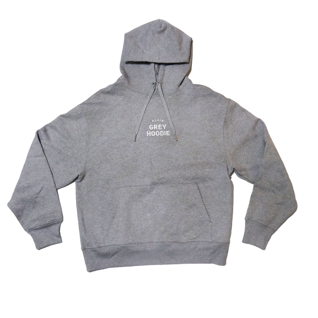 plain grey hoodie, plain apparel, grey hoodie, streetwear, plain apparel, the plain shop, organic cotton