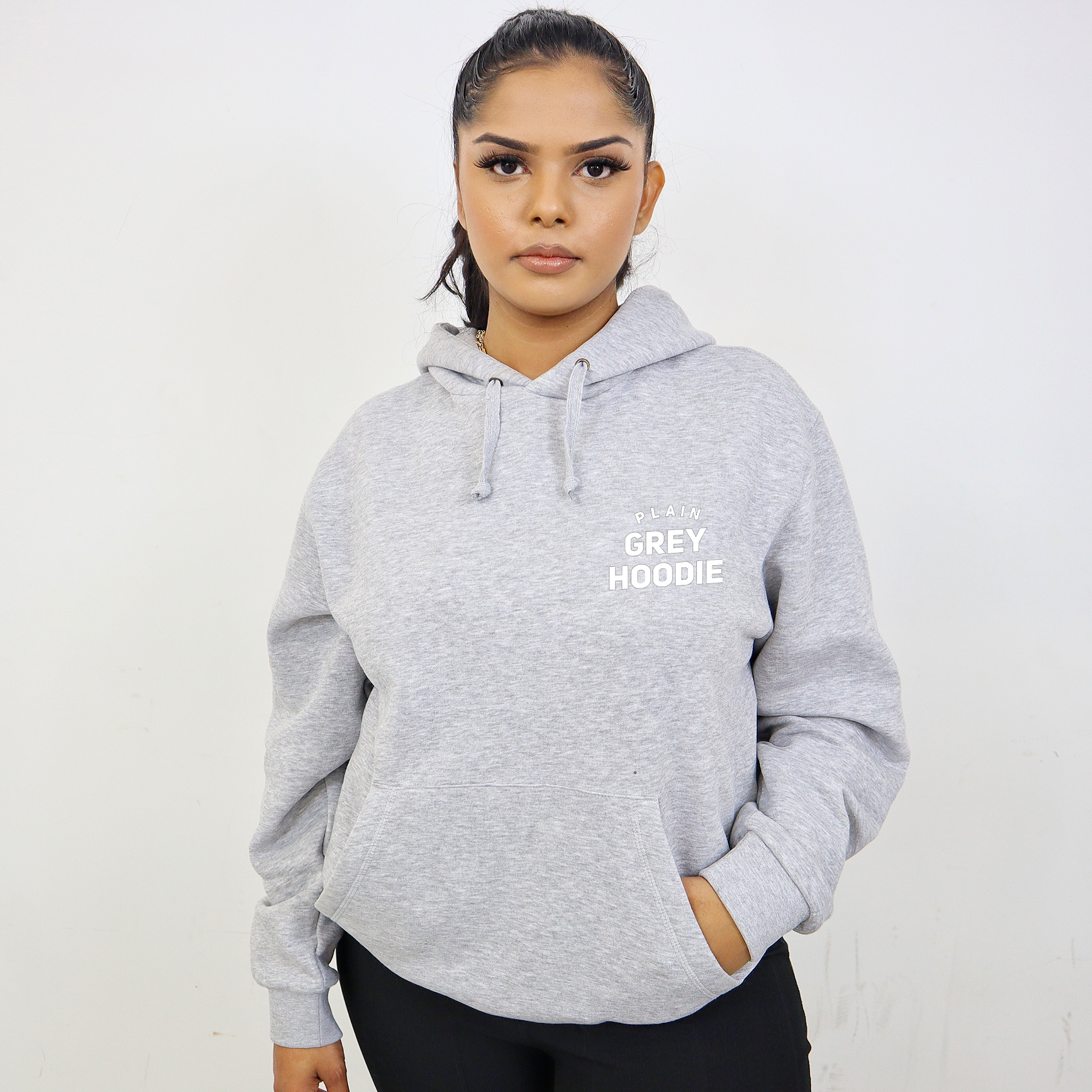 plain grey hoodie, plain apparel, grey hoodie, streetwear, plain apparel, the plain shop, pre-brushed hoodie