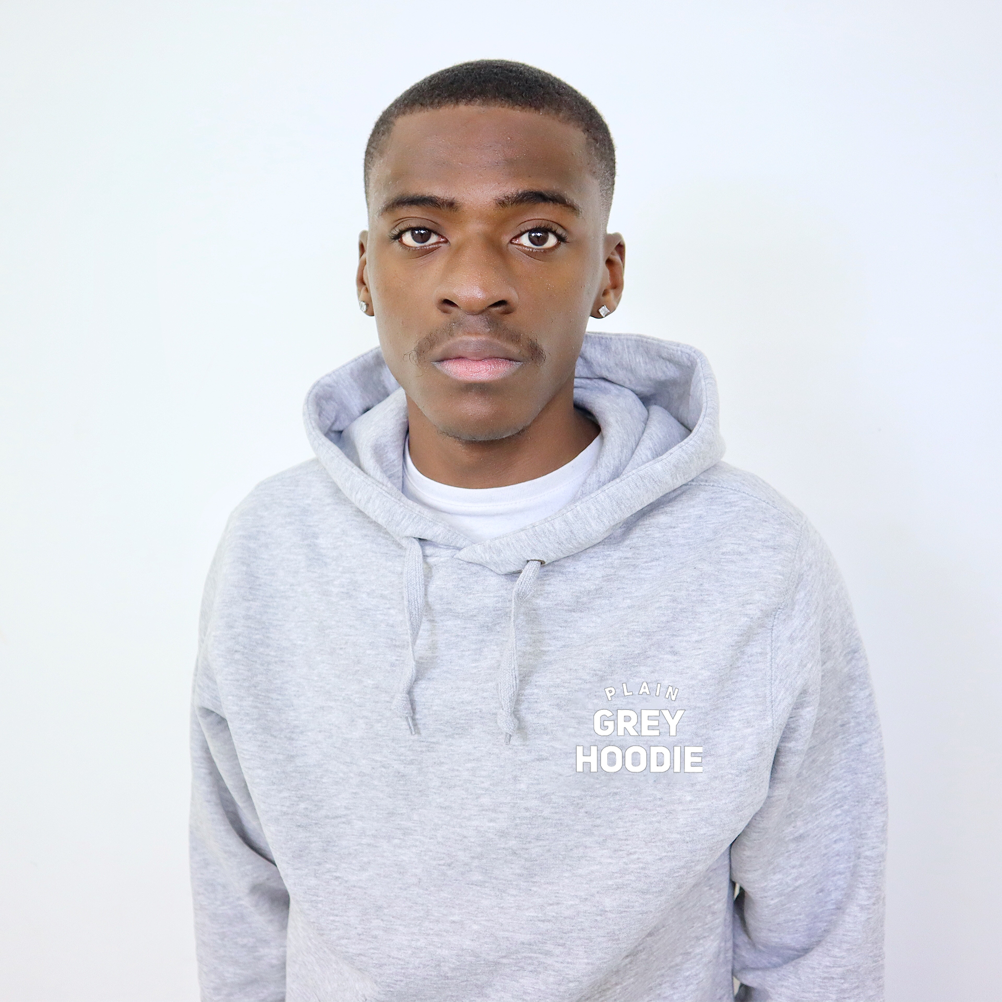 Plain Grey Hoodie Essentials Premium Streetwear SALE The Plain Shop