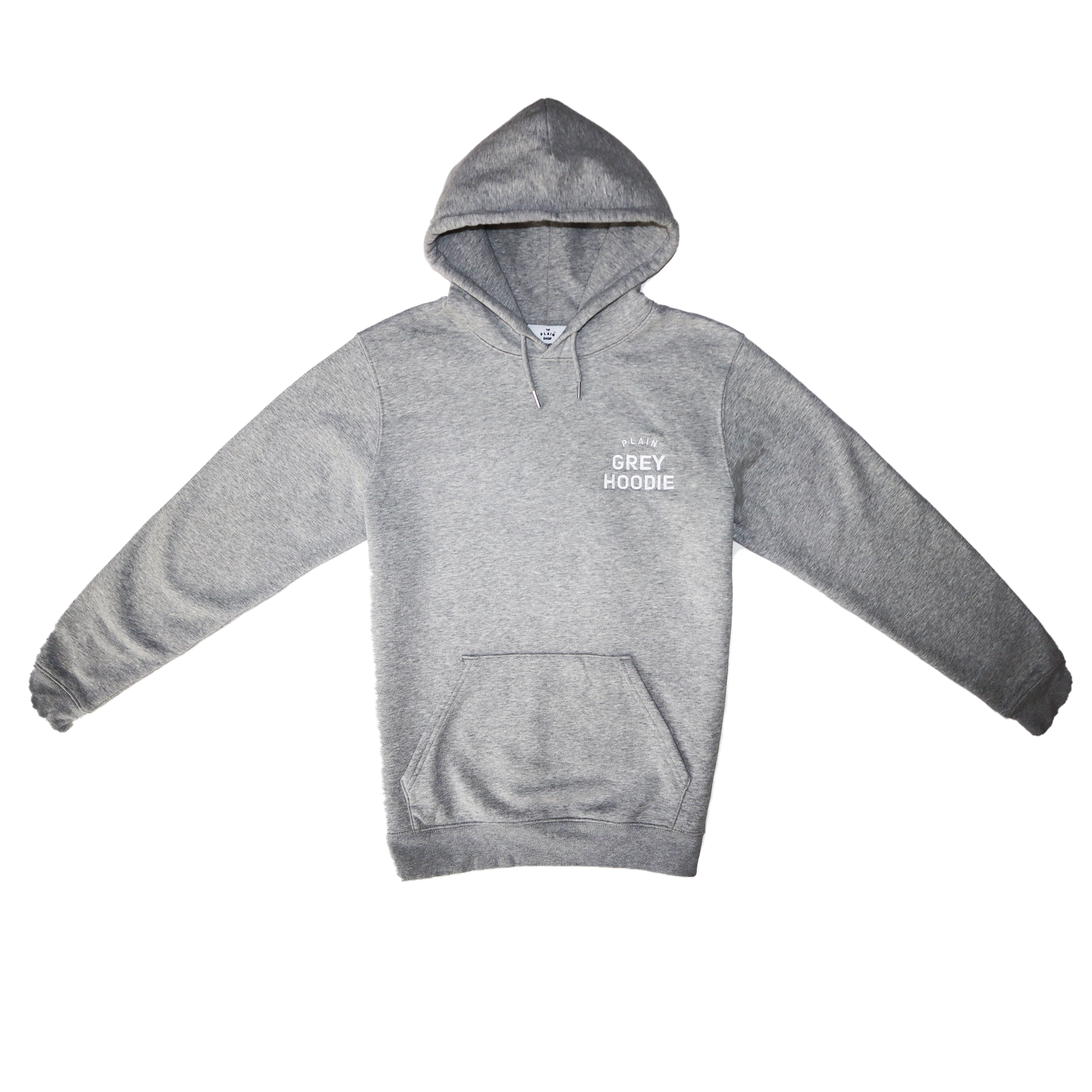 plain grey hoodie, plain apparel, grey hoodie, streetwear, plain apparel, the plain shop, organic cotton, recycled polyester